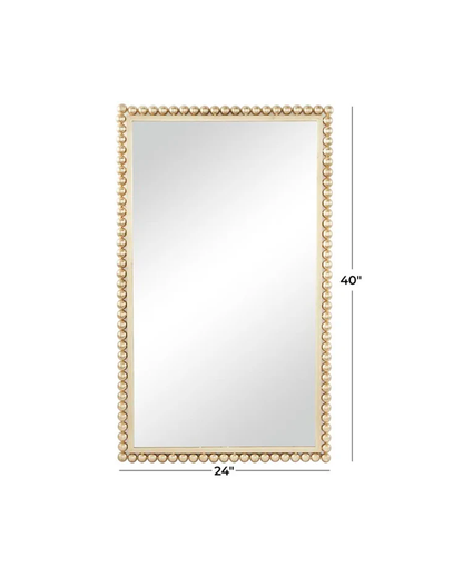 OSMOPOLITAN GOLD METAL WALL MIRROR / -50%