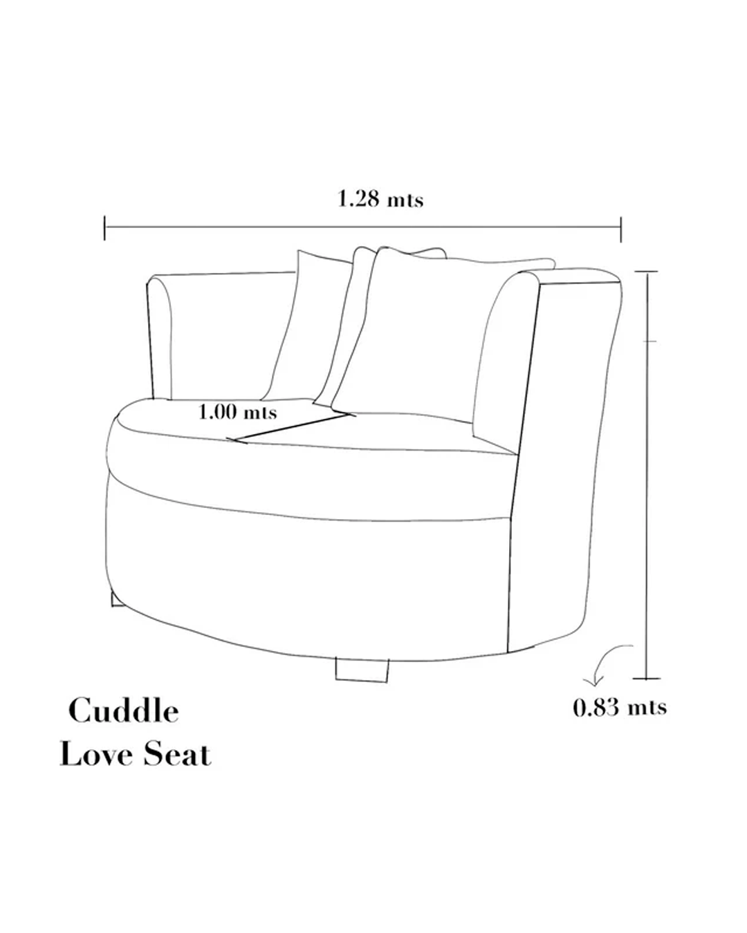 CUDDLE LOVE SEAT