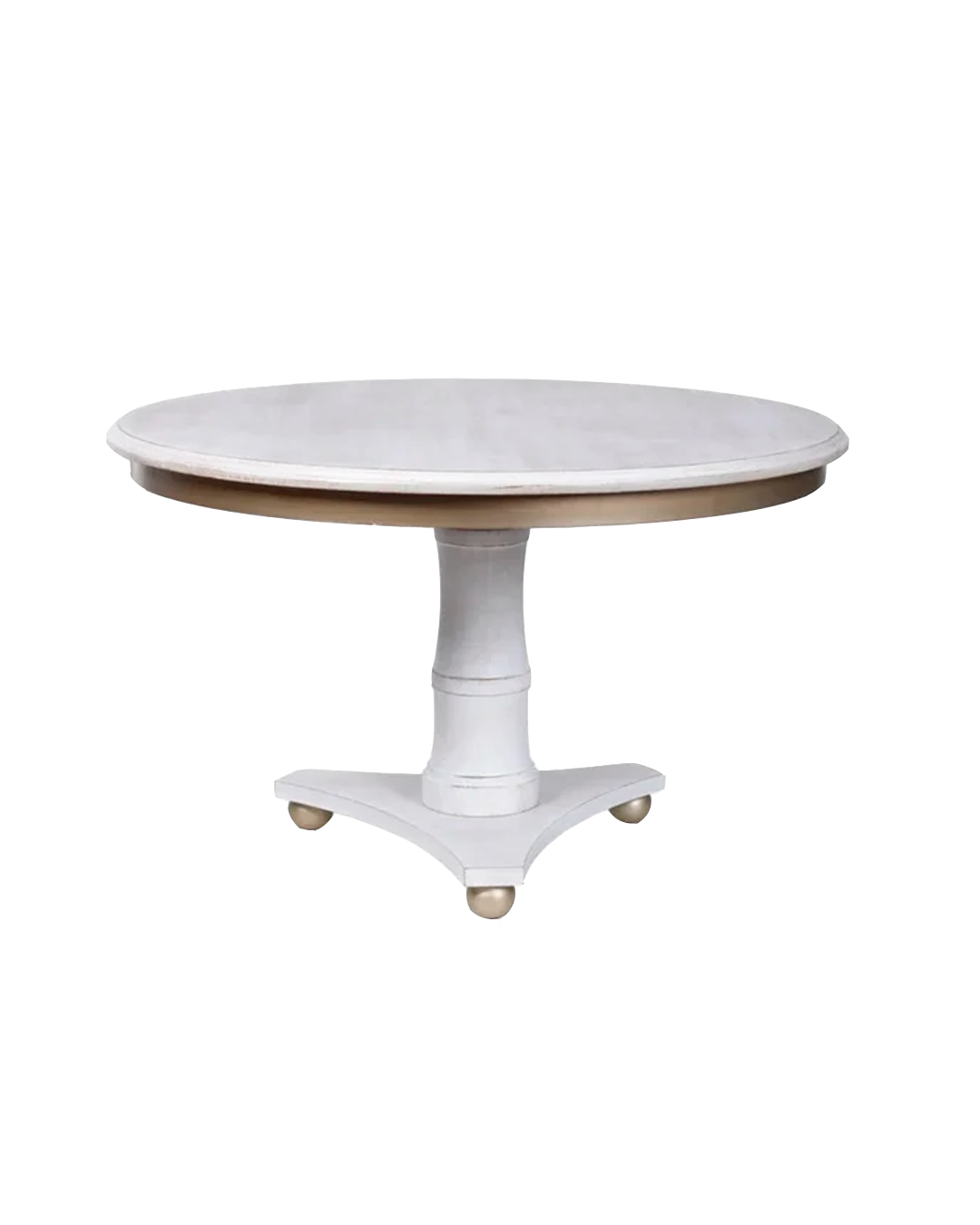 DANN FLOLEY WHITE ROUND TABLE