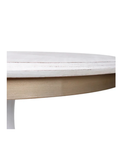 DANN FLOLEY WHITE ROUND TABLE