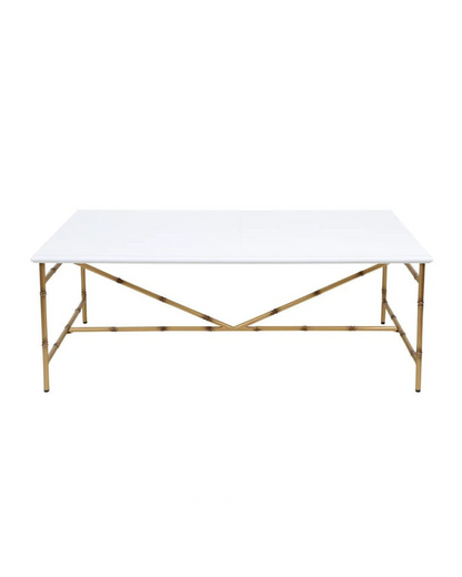 DANN FOLEY WHITE COFFEE TABLE / -50%
