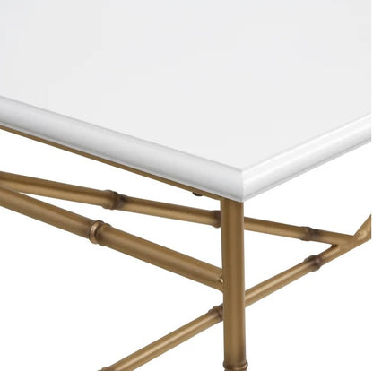 DANN FOLEY WHITE COFFEE TABLE / -50%