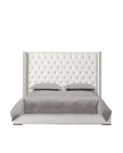 DIAMOND TUFTED BED WITH STUDS
