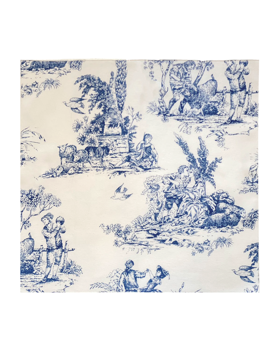 SET DE 4 SERVILLETAS TOILE DI JOUY