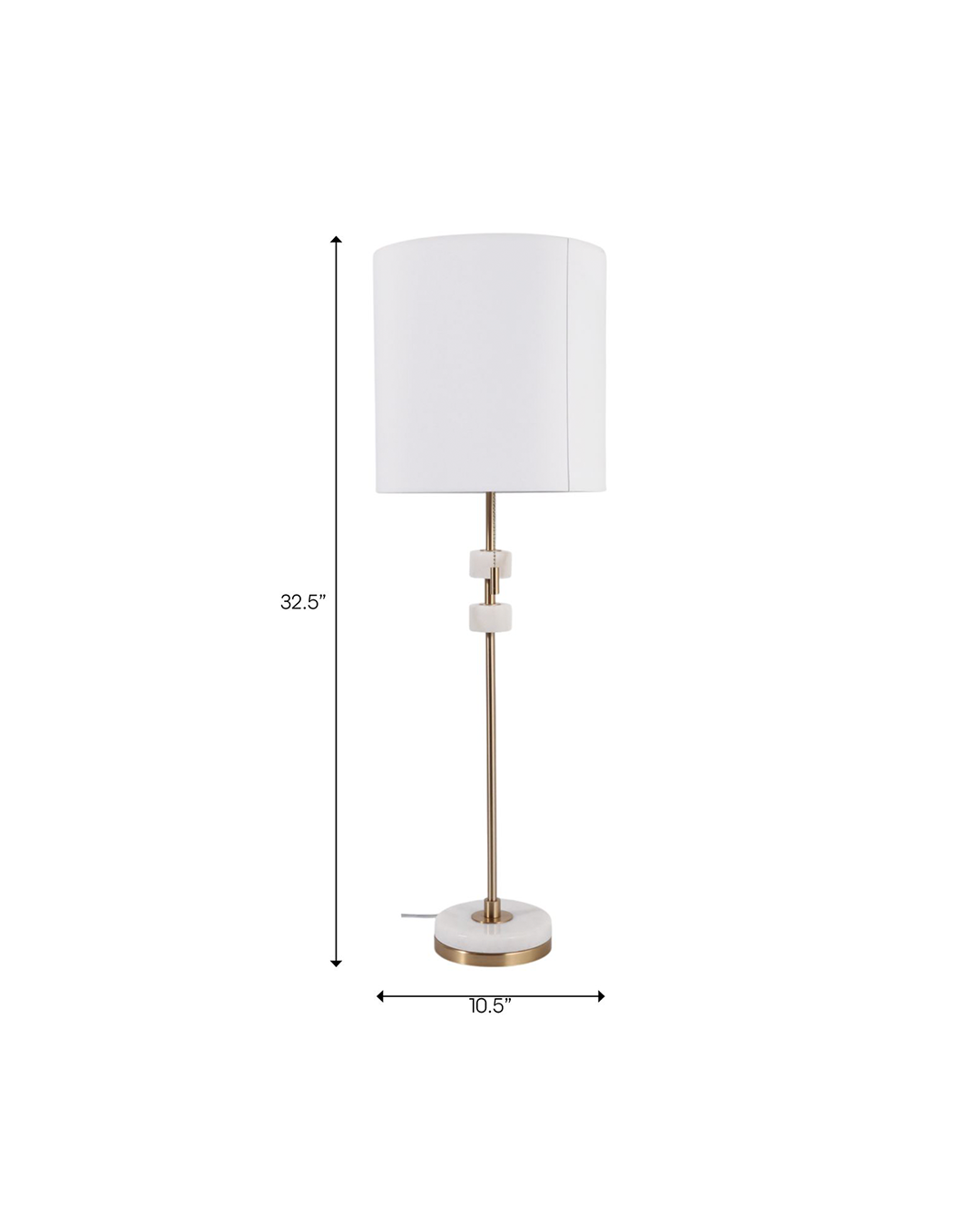 FLOYD GOLD BUFFET LAMP