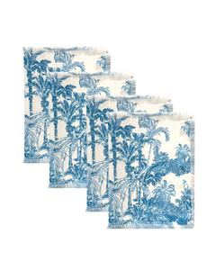 SET DE 4 INDIVIDUALES SOFIMON FRINGED
