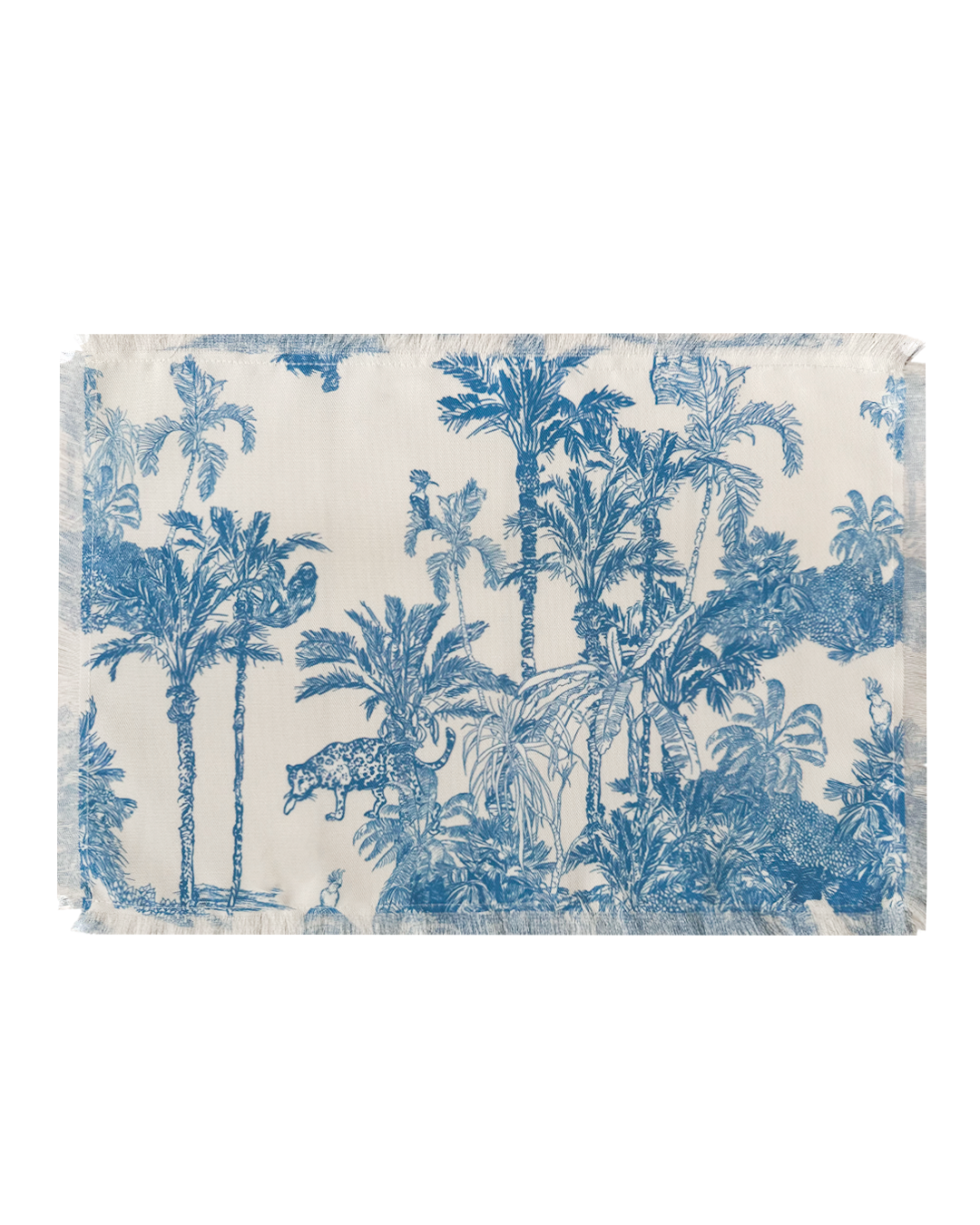SET DE 4 INDIVIDUALES SOFIMON FRINGED