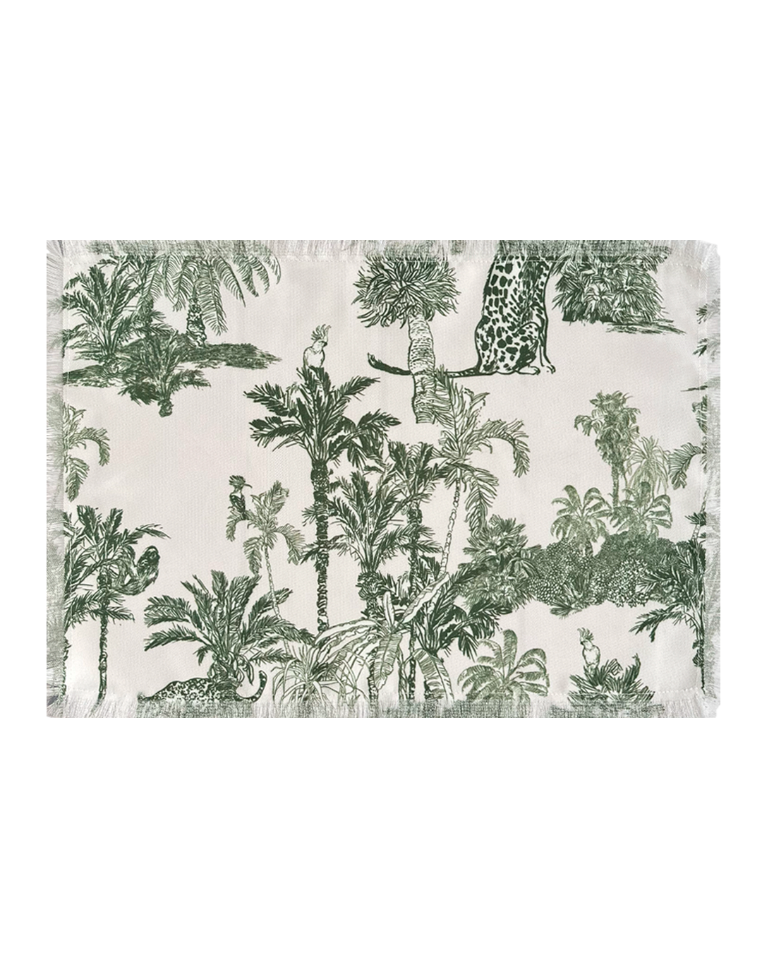 SET DE 4 INDIVIDUALES SOFIMON FRINGED