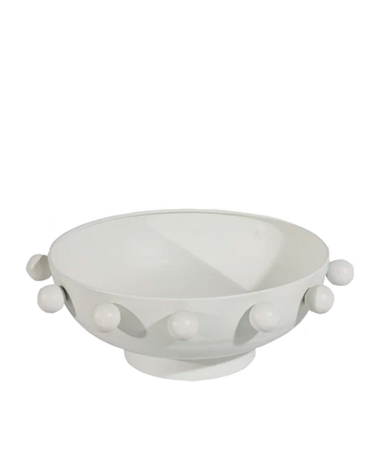 HABNAIL BOWL, WHITE