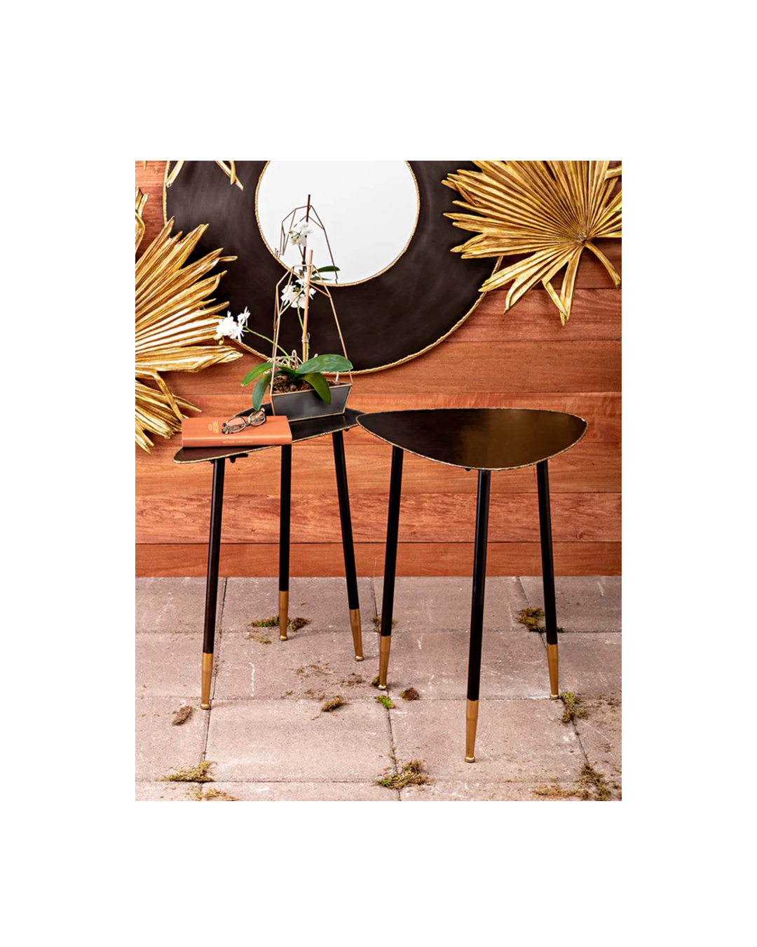 HARRIS METAL NESTING TABLES S/2 / -50%