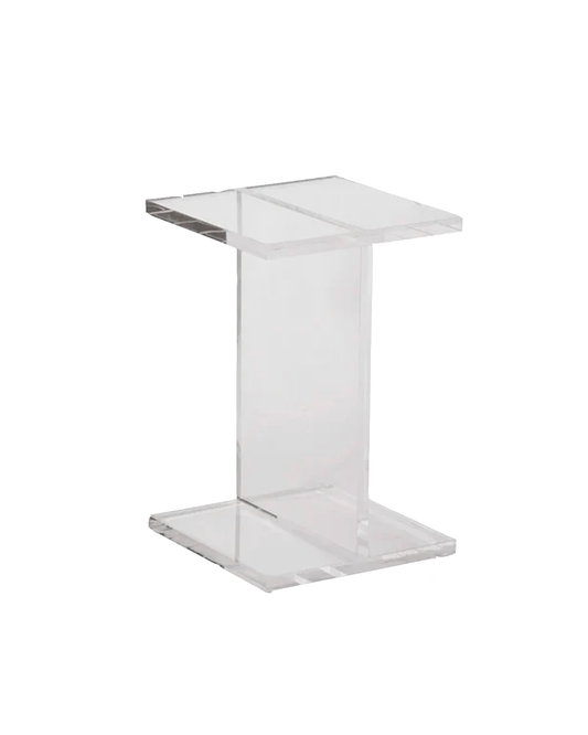 12'' HAZLEY ACRYLIC ACCENT TABLE