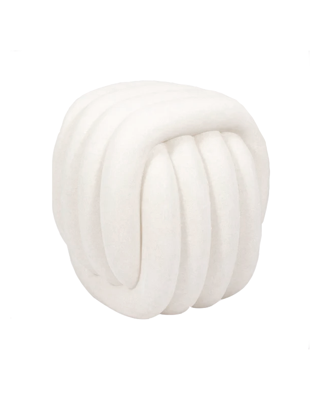 HUZZAH QUARTZ RESIN STOOL, WHITE