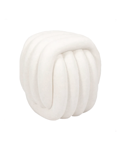 HUZZAH QUARTZ RESIN STOOL, WHITE