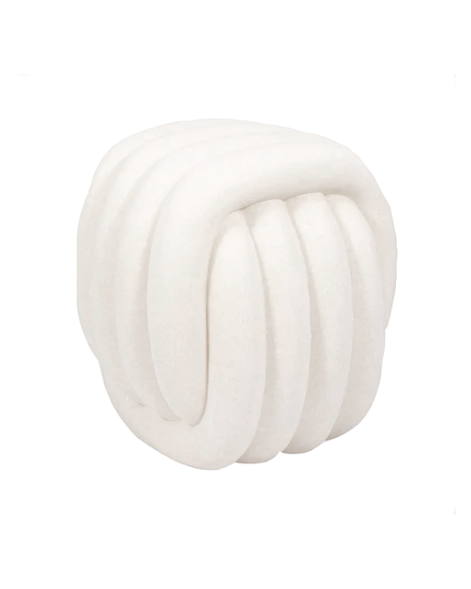 HUZZAH QUARTZ RESIN STOOL, WHITE