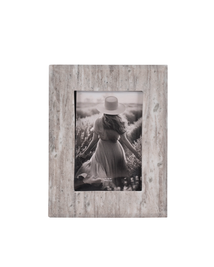 MARBLE RIDGED PHOTO FRAME