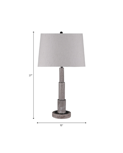 MAARBLE TABLE LAMP KD