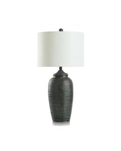 MATTE BLACK TABLE LAMP