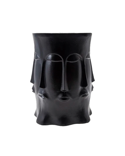 METAL MULTI-FACED STOOL, BLACK / -50%