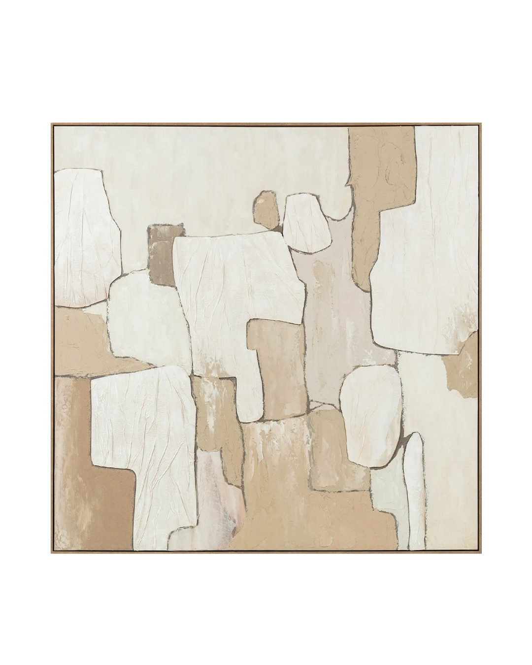 MIRNY NEUTRAL HANDPAINTED WALL ART
