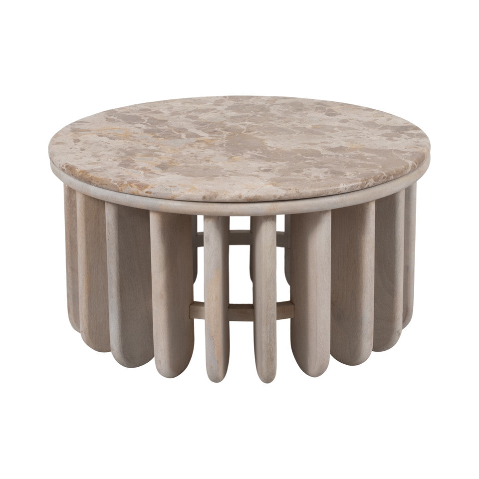 30'' MONTCLAIR MARBLE COFFEE TABLE