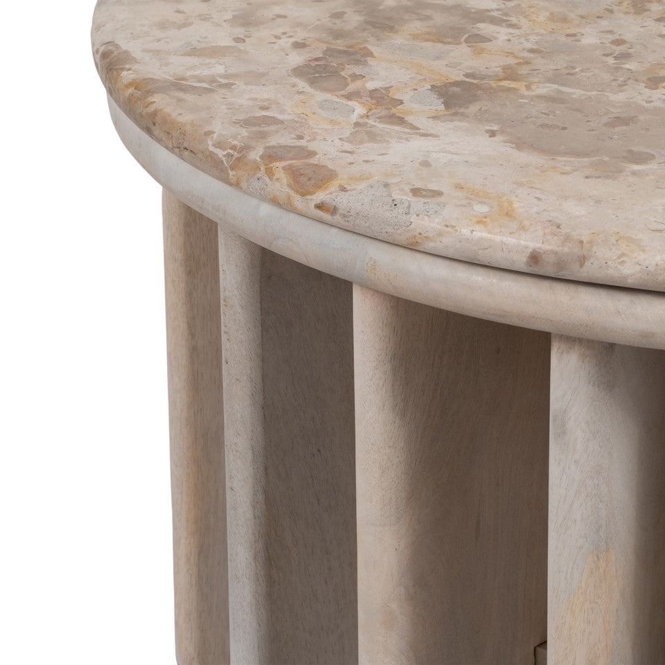 30'' MONTCLAIR MARBLE COFFEE TABLE