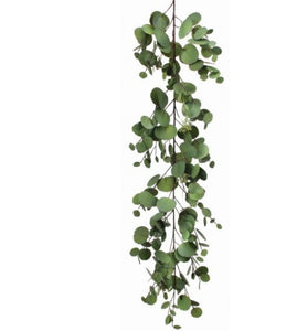 PE SILVER DOLLAR EUCALYPTUS GARLAND 48"