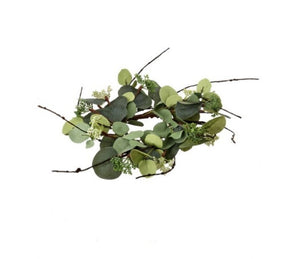 MIX SEEDED EUCALYPTUS CANDLERING 4.5" ID