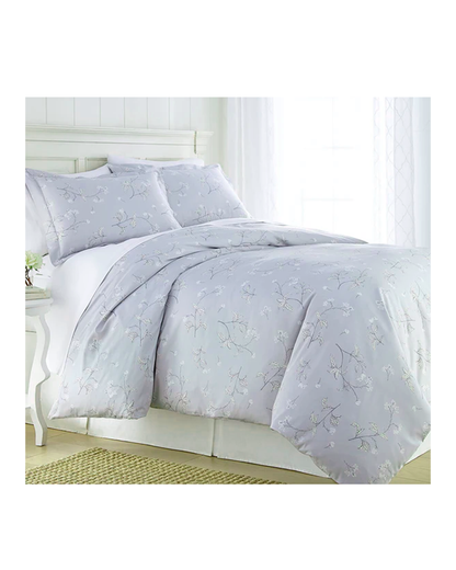 MYOSOTIS COTTON MADE IN GREEN DUVET COVER SET / -50%