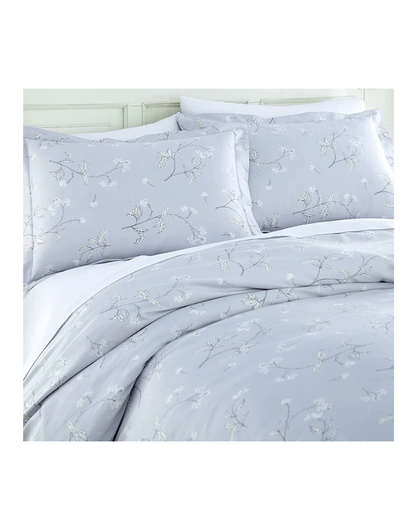 MYOSOTIS COTTON MADE IN GREEN DUVET COVER SET / -50%