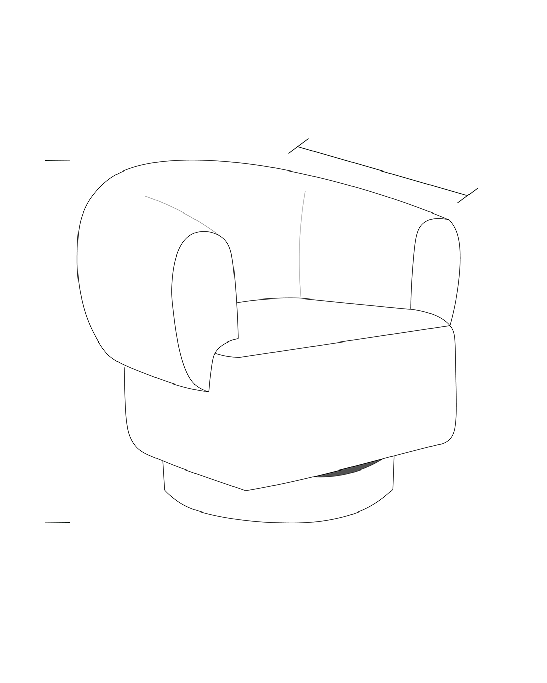 PORTOFINO SWIVEL CHAIR