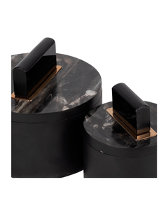 RESIN WHEATLY BLACK BOXES / -25%