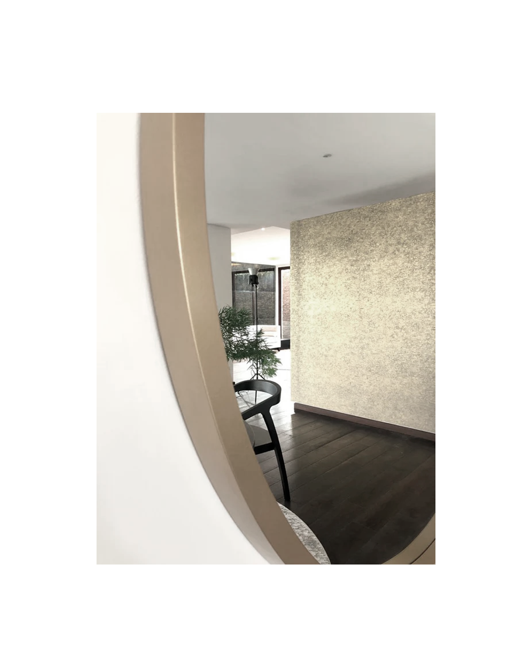 ROUND FRAMED MIRROR