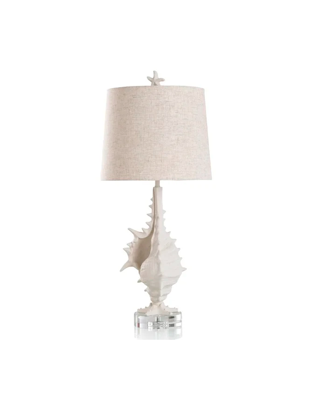 WHITE SANDSTONE TABLE LAMP