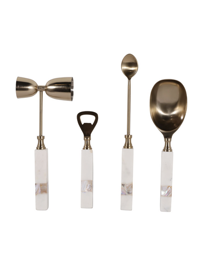 SEBRING MOTHER OF PEARL BAR TOOL SET/4