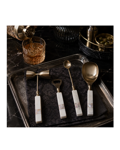 SEBRING MOTHER OF PEARL BAR TOOL SET/4