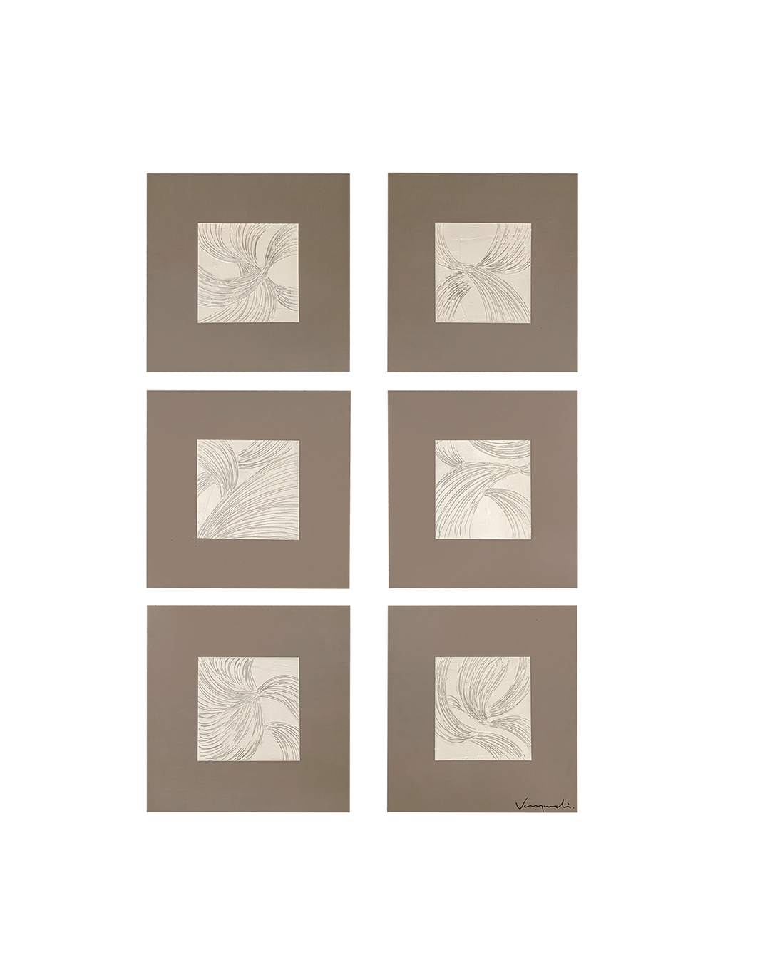SENTRA WALL ART S/6