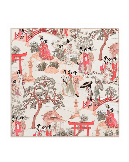 SET DE 4 SERVILLETAS NAPKINS JAPANESE GARDEN