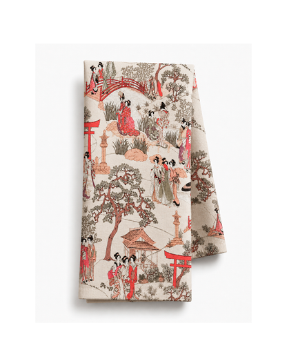 SET DE 4 SERVILLETAS NAPKINS JAPANESE GARDEN
