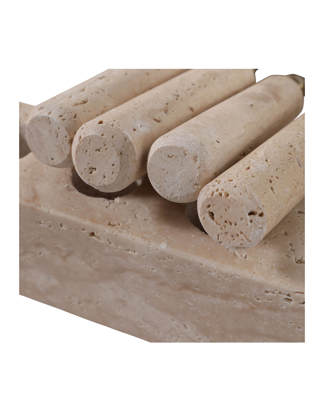 SHEFFIELD TRAVERTINE BAR TOOL SET/4