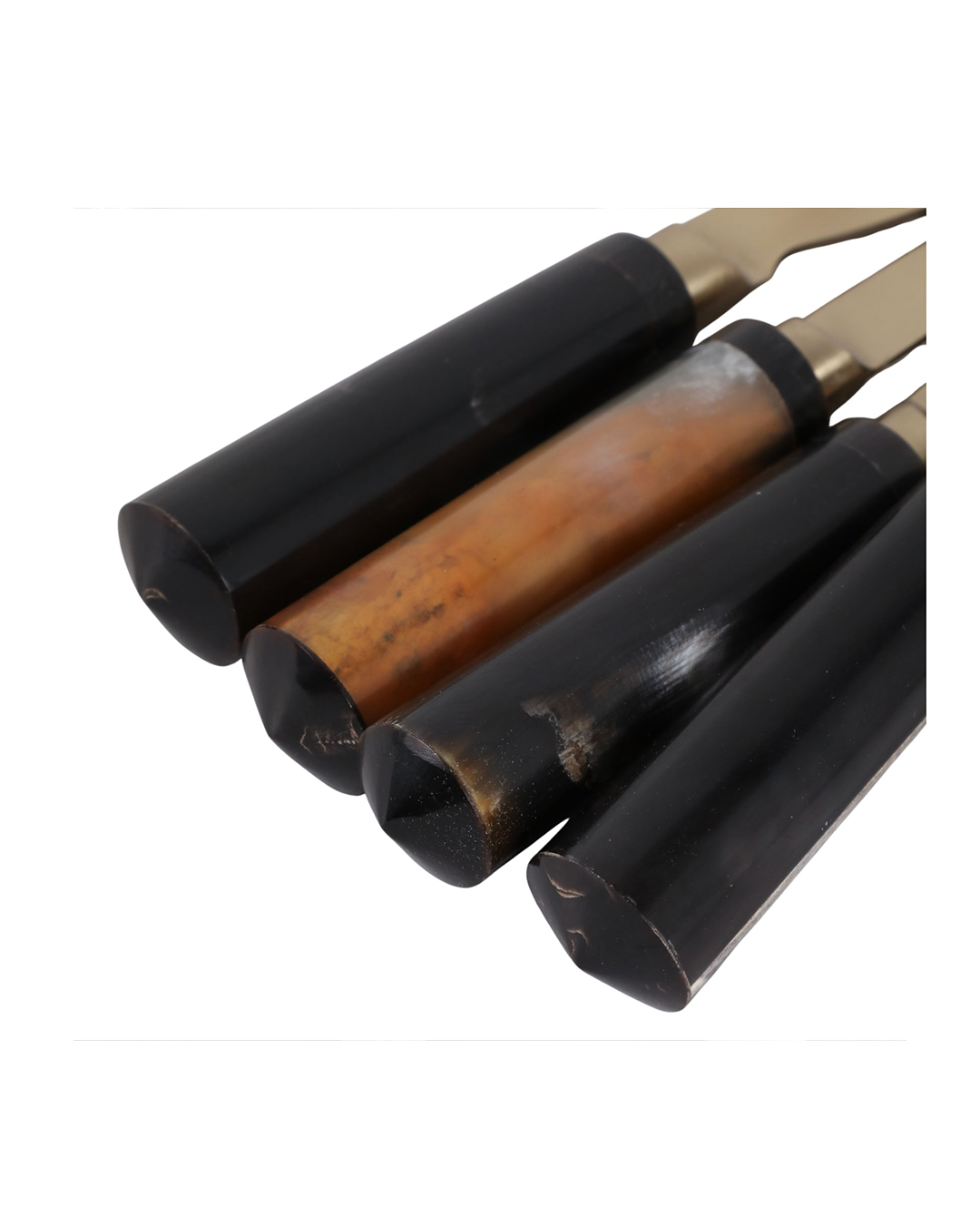 S/4 STRYKER HORN CHEESE KNIF SET IN GIF BOX