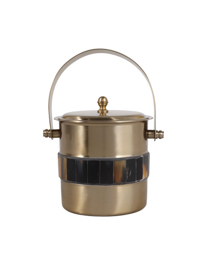 STRYKER HORN INLAY ICE BUCKET