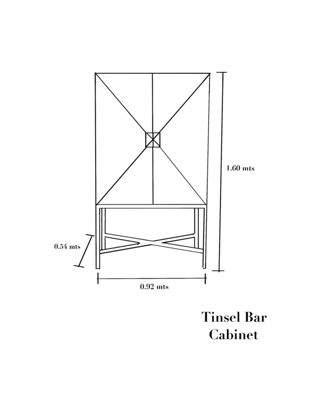 TINSEL BAR CABINET
