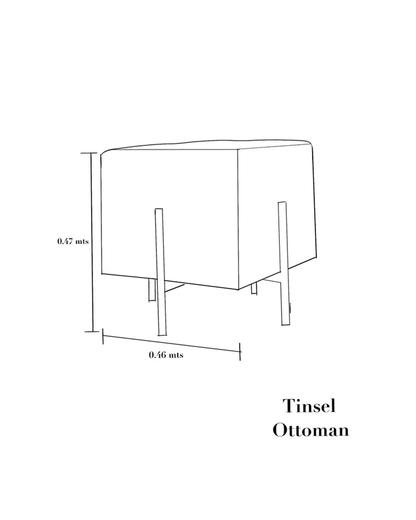 TINSEL OTTOMAN