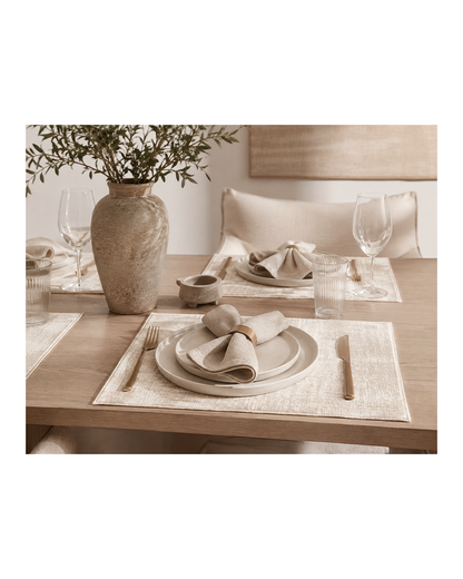 PLACE MATS VACLO PLATA