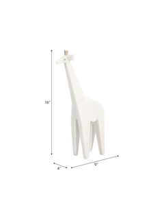 ANDORA GIRAFFE STATUARY, WHITE / -25%