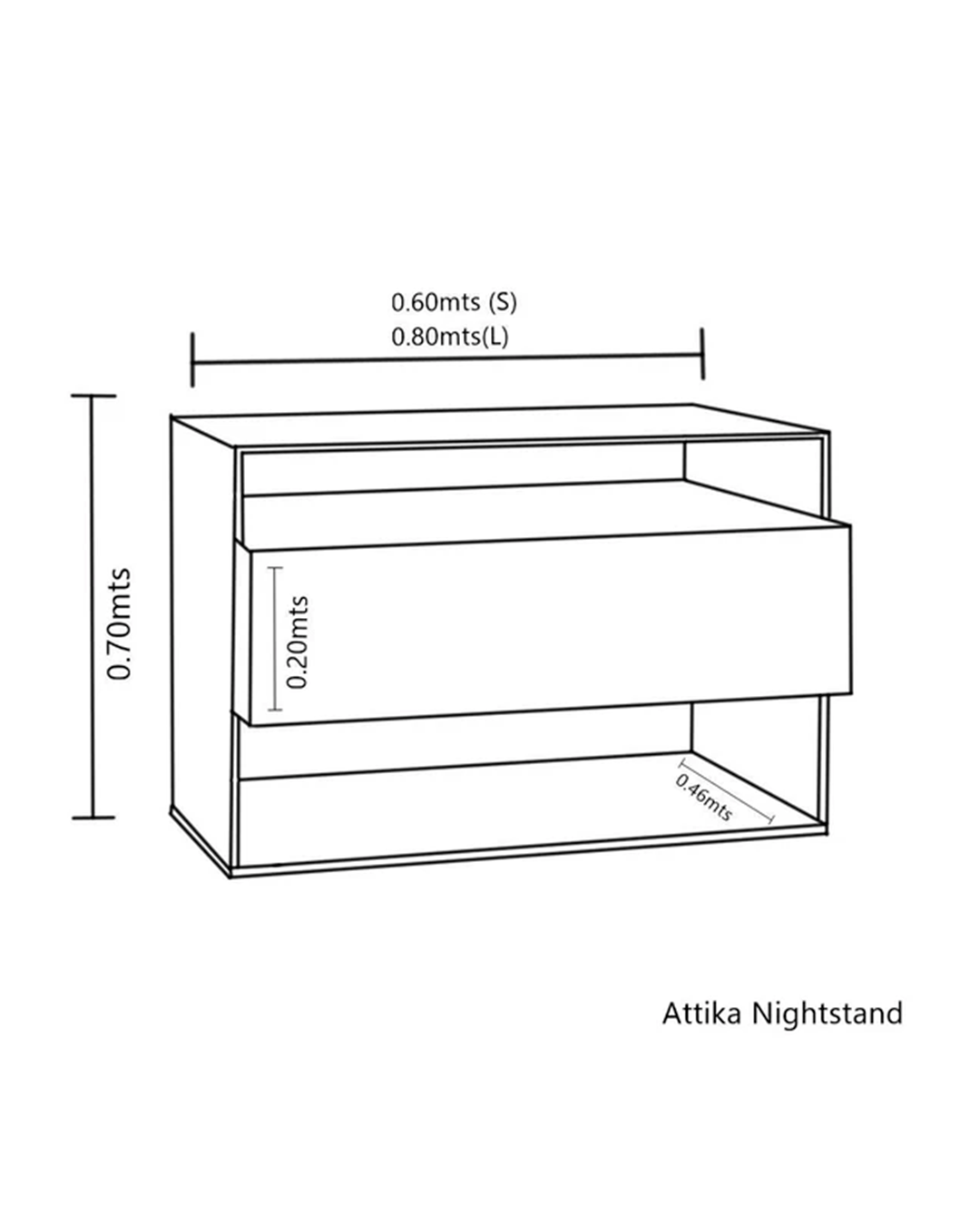 ATTIKA NIGHSTAND