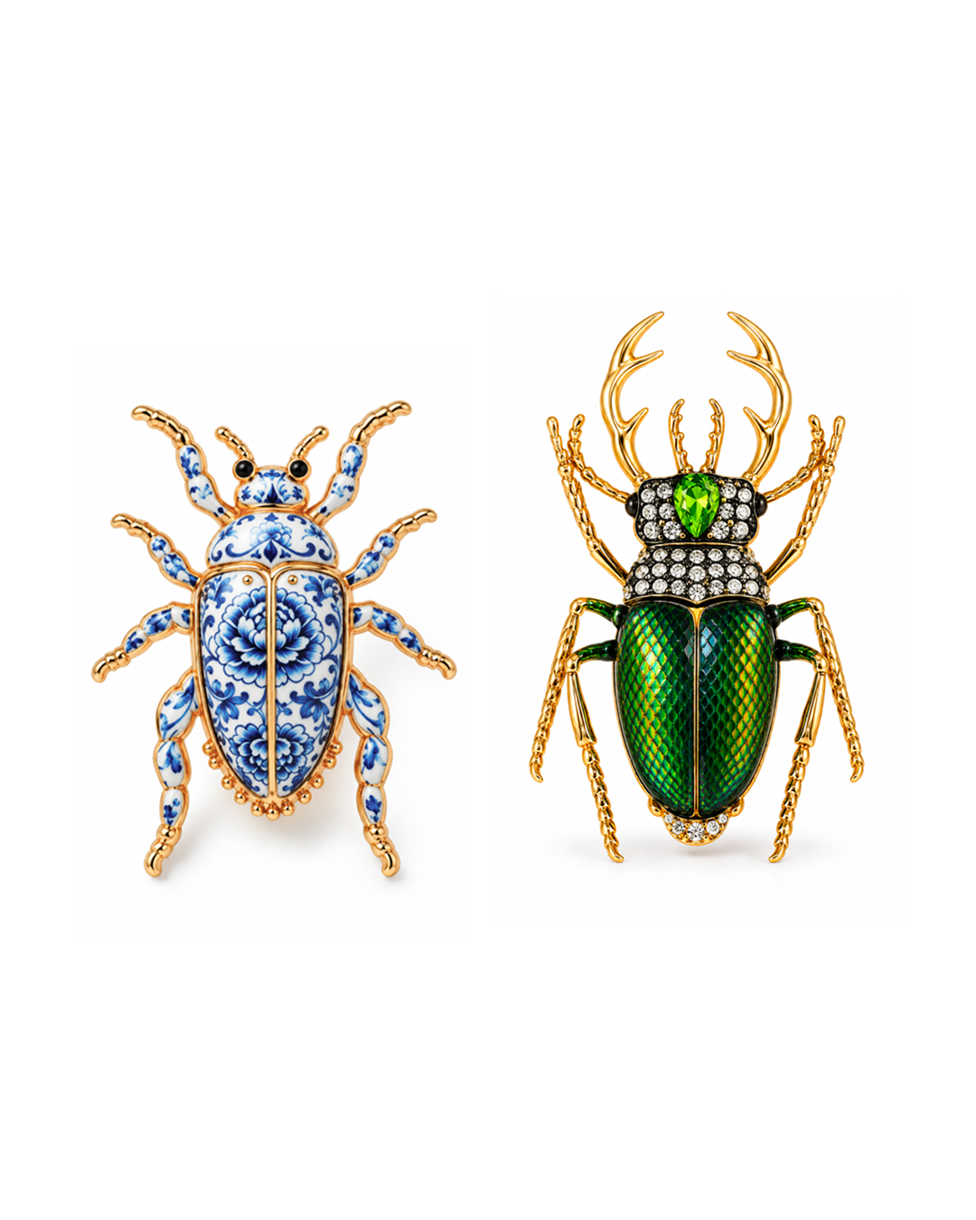 JEWELED BROOCHE