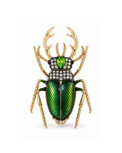 JEWELED BROOCHE