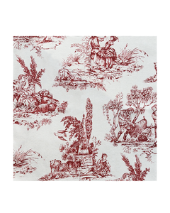 SET DE 4 SERVILLETAS TOILE DI JOUY