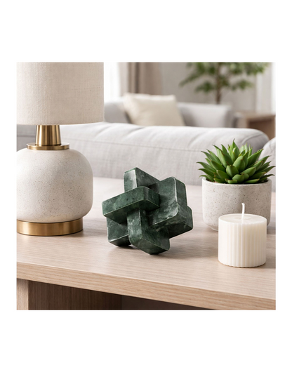DIMORA GREEN MARBLE KNOTS
